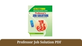 Professor Job Solution Full Books 2026 New Edision